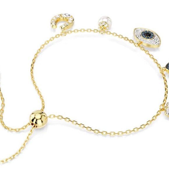 Swarovski  Symbolica bracelet Crystal pearl, Clover, evil eye - Picture 3 of 6